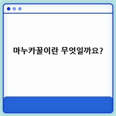 마누카꿀: 천연의 치유력, 그 놀라운 효능과 활용법