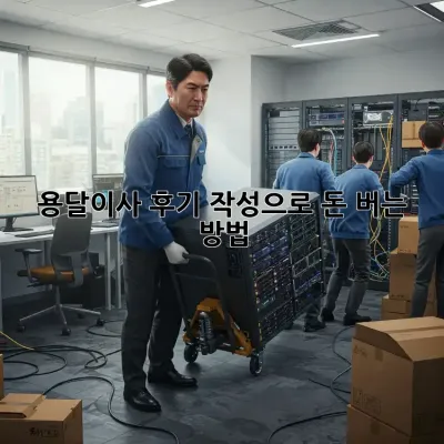 용달이사 후기 작성으로 돈 버는 방법!