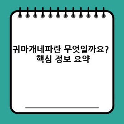 귀마개네파 최신 정보 총정리: 득과 실, 논란과 진실까지 파헤쳐 보자!