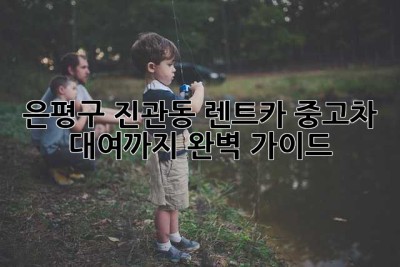은평구 진관동 렌트카: 중고차 대여까지 완벽 가이드