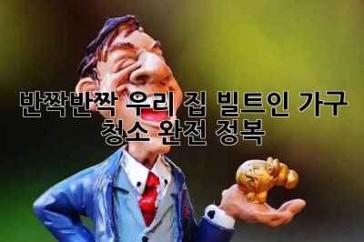 ✨반짝반짝 우리 집✨ 빌트인 가구 청소 완전 정복! 🏡