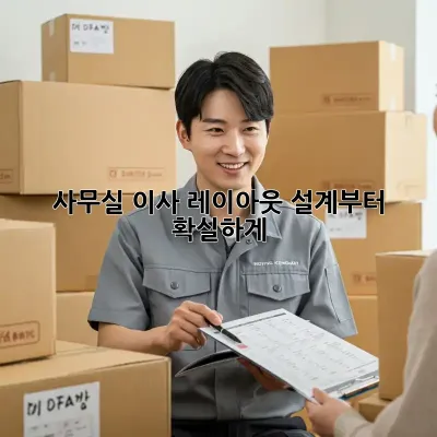 사무실 이사? 레이아웃 설계부터 확실하게!